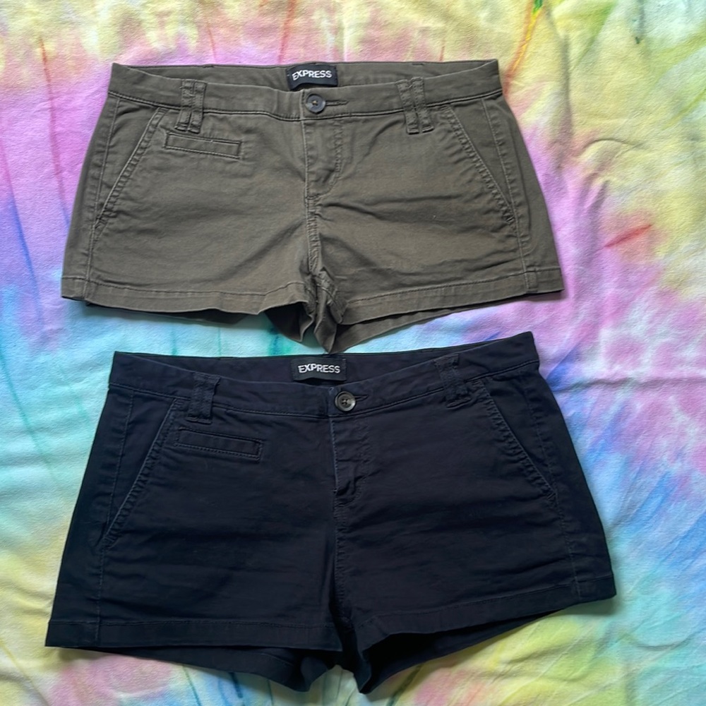 (2) Pairs of EXPRESS shorts
